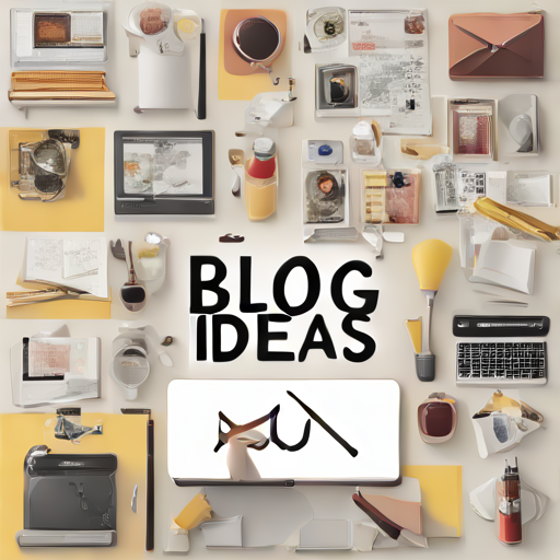 Blog Ideas